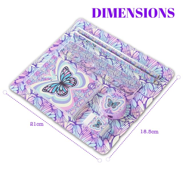 Butterfly Printed Stationery Set thumbnail 3