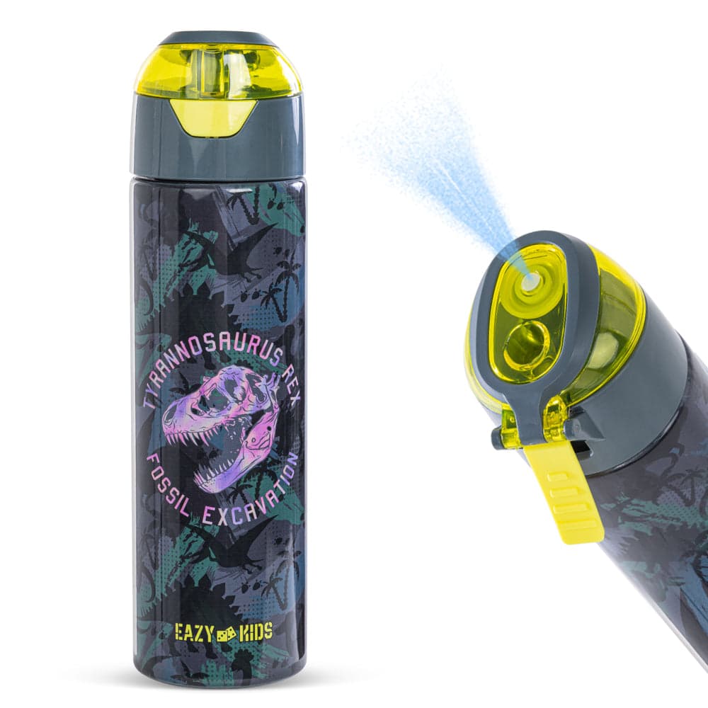 Dinosaur Graphic Spray Insulated Water Bottle