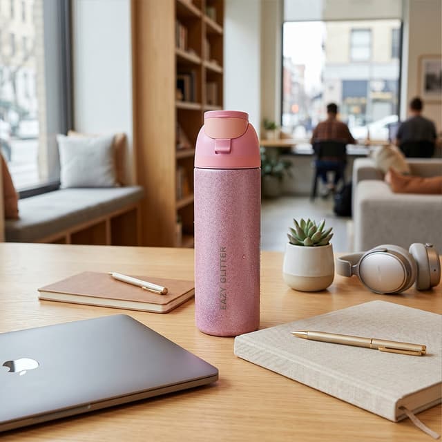 Glitter Water Bottle thumbnail 2