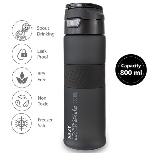 Solid Flip Top Water Bottle thumbnail 4