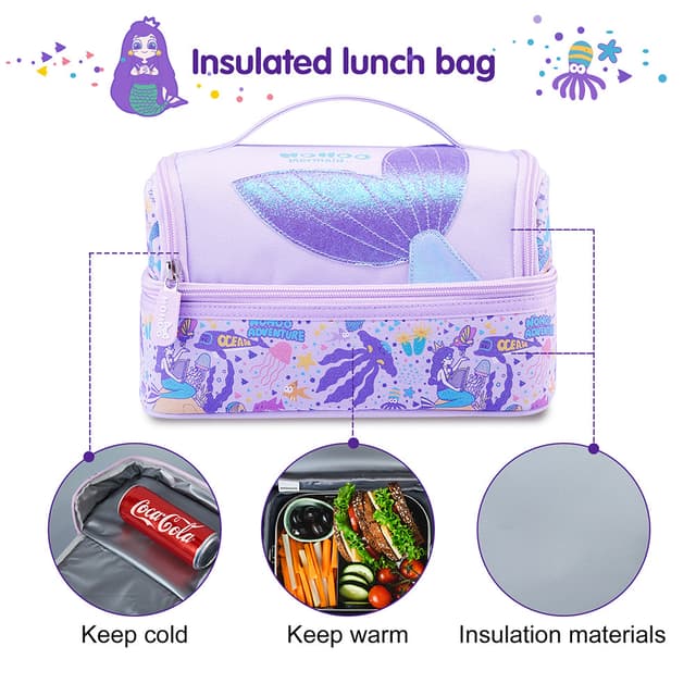 Mermaid Printed Lunch Bag thumbnail 4