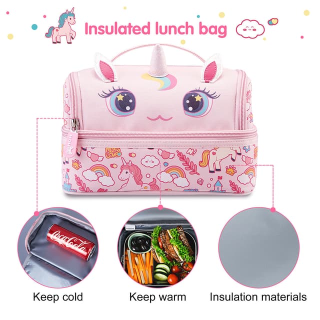 Unicorn Printed Lunch Bag thumbnail 4