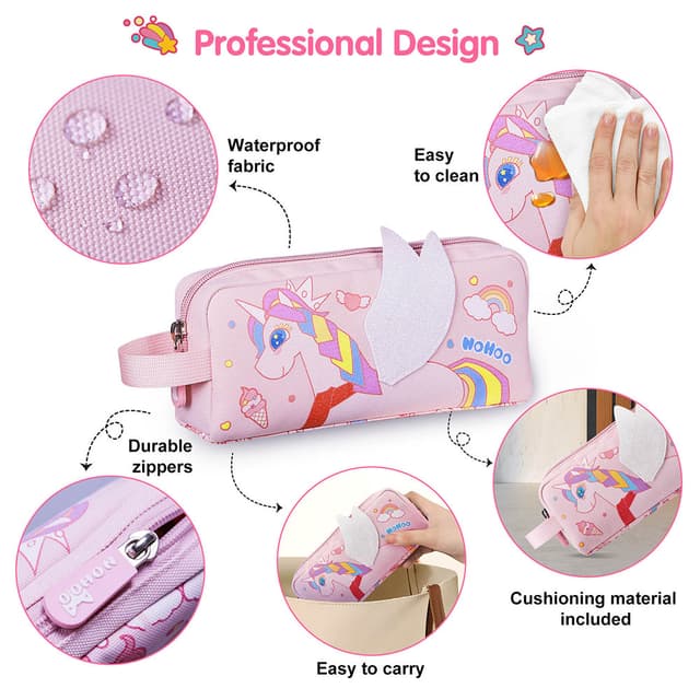 Unicorn Graphic Pencil Pouch thumbnail 3