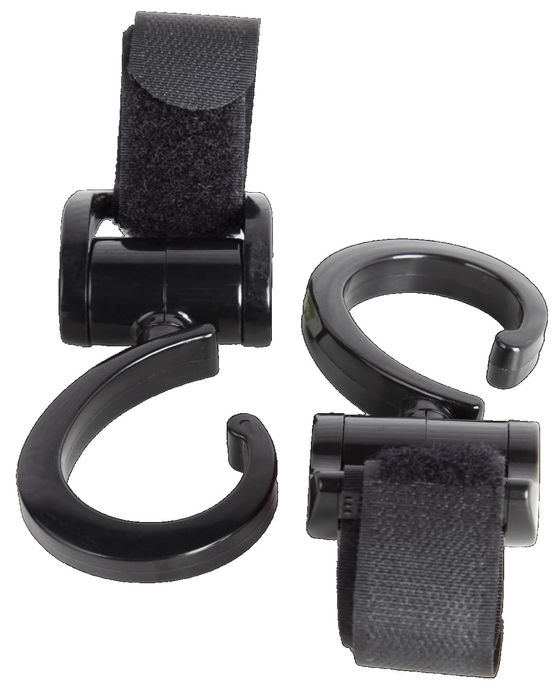Babies & more Rotation Buggy Hooks-Black - Multicolor