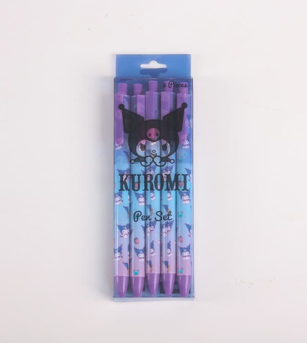 Kuromi Pens Set - 5Pcs - Multicolor