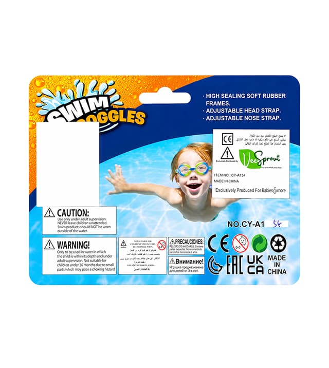 Silicone Kids Swimming Goggles thumbnail 2
