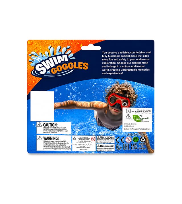 Swimming Goggle-Red thumbnail 3