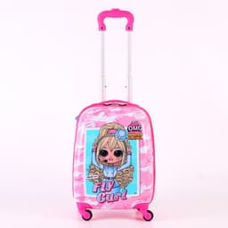 Lol Omg 16" Kids Trolley Case With Reusable Stickers
