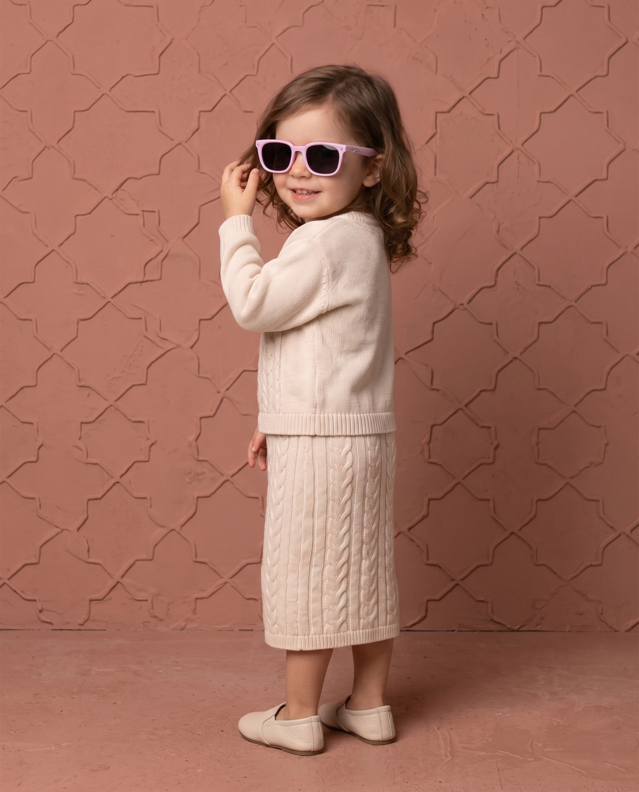 Girl Poloroid Sunglass - Tcc - Purple