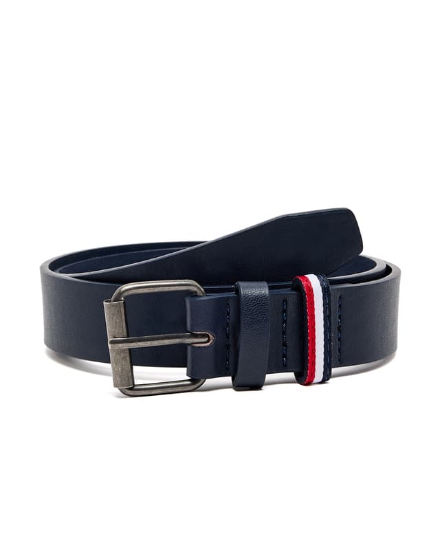 Blue belt with basic buckle thumbnail 1