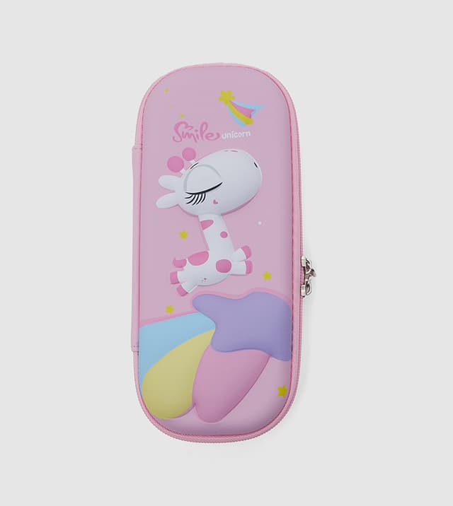 Pencil Case - Pink Giraffe thumbnail 2