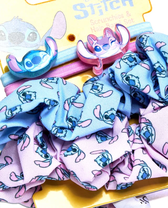 Fm - Accs - 07 - Hair Ties with Scrunchie 4 Pck - Stitch thumbnail 4