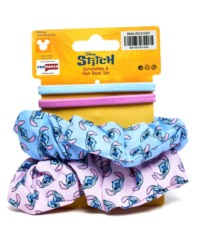 Fm - Accs - 07 - Hair Ties with Scrunchie 4 Pck - Stitch thumbnail 5