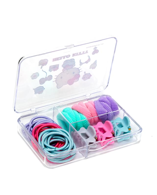 Fm - Accs - 35 - Hair Elastic and Claw Clip Set 46 Pck - Hello Kitty thumbnail 1