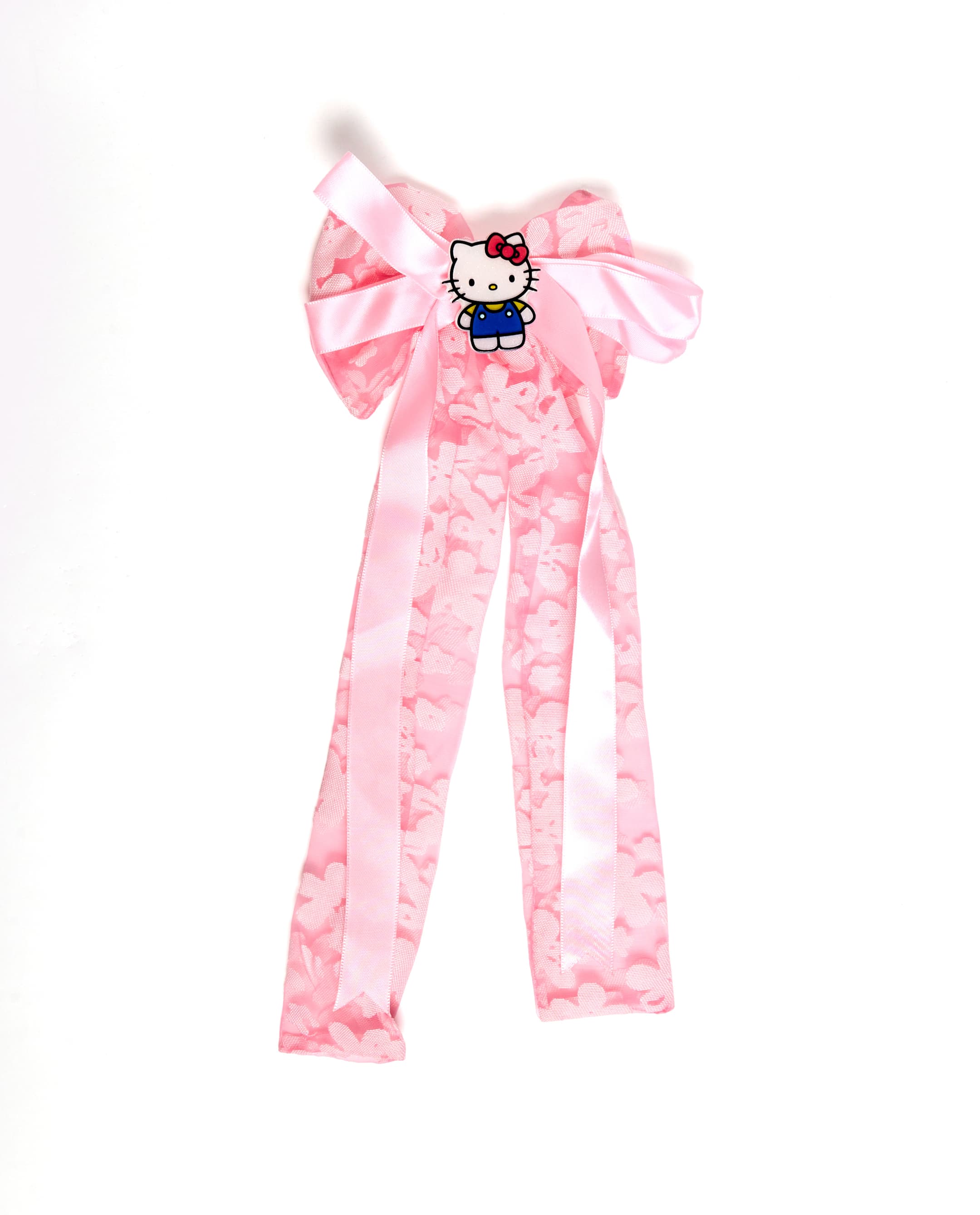 Fm - Accs - 52 - Long Bow Clip 1 Pck - Hello Kitty