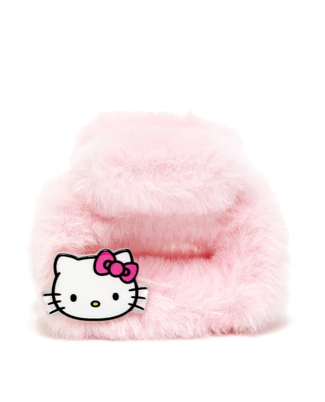 Fm - Accs - 68 - Claw Clip with Fur - Hello Kitty thumbnail 2