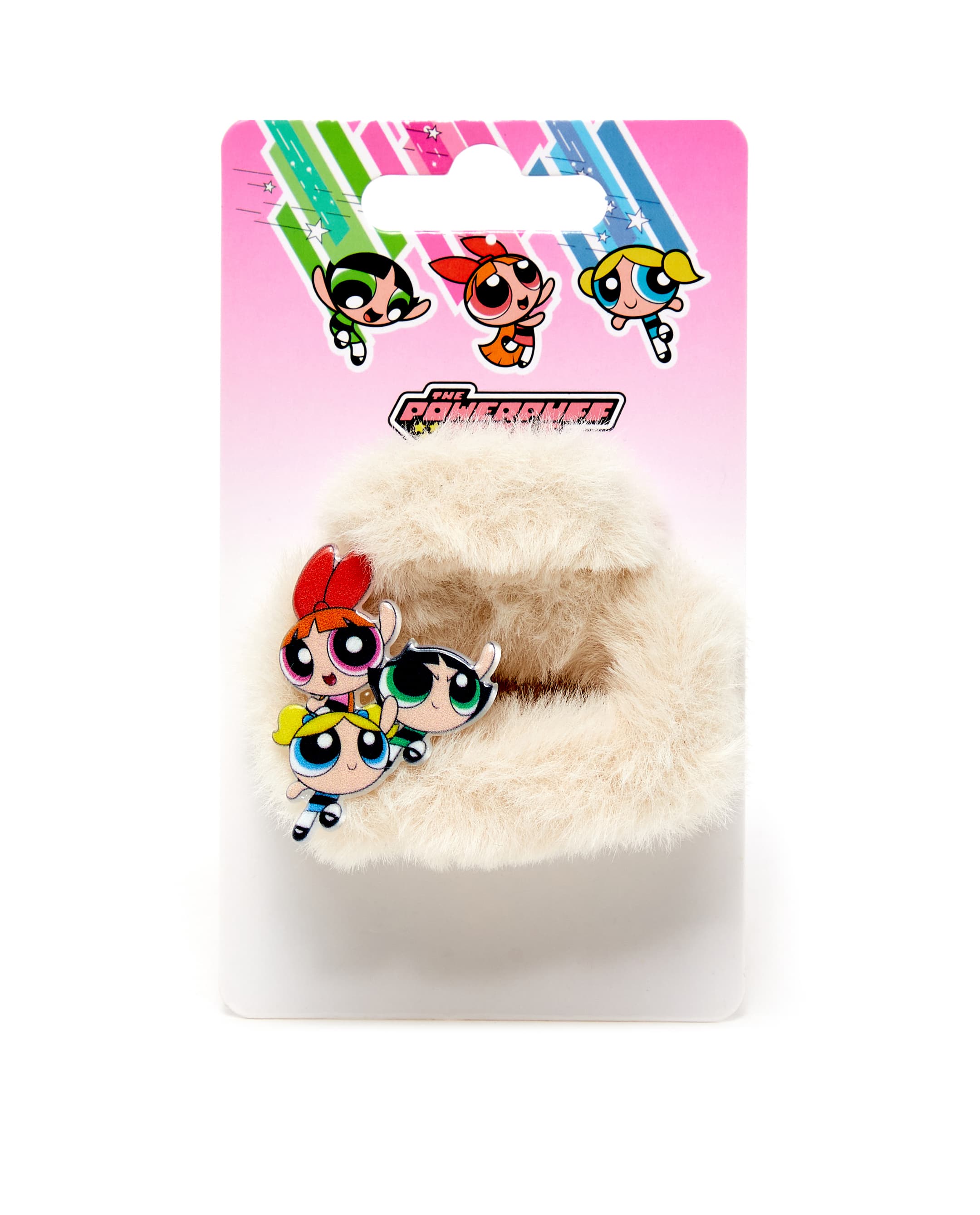 Fm - Accs - 71 - Claw Clip with Fur - Powepuff Girls