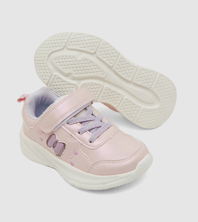 Casual Pink Shoe With Butterfly Detail thumbnail 4