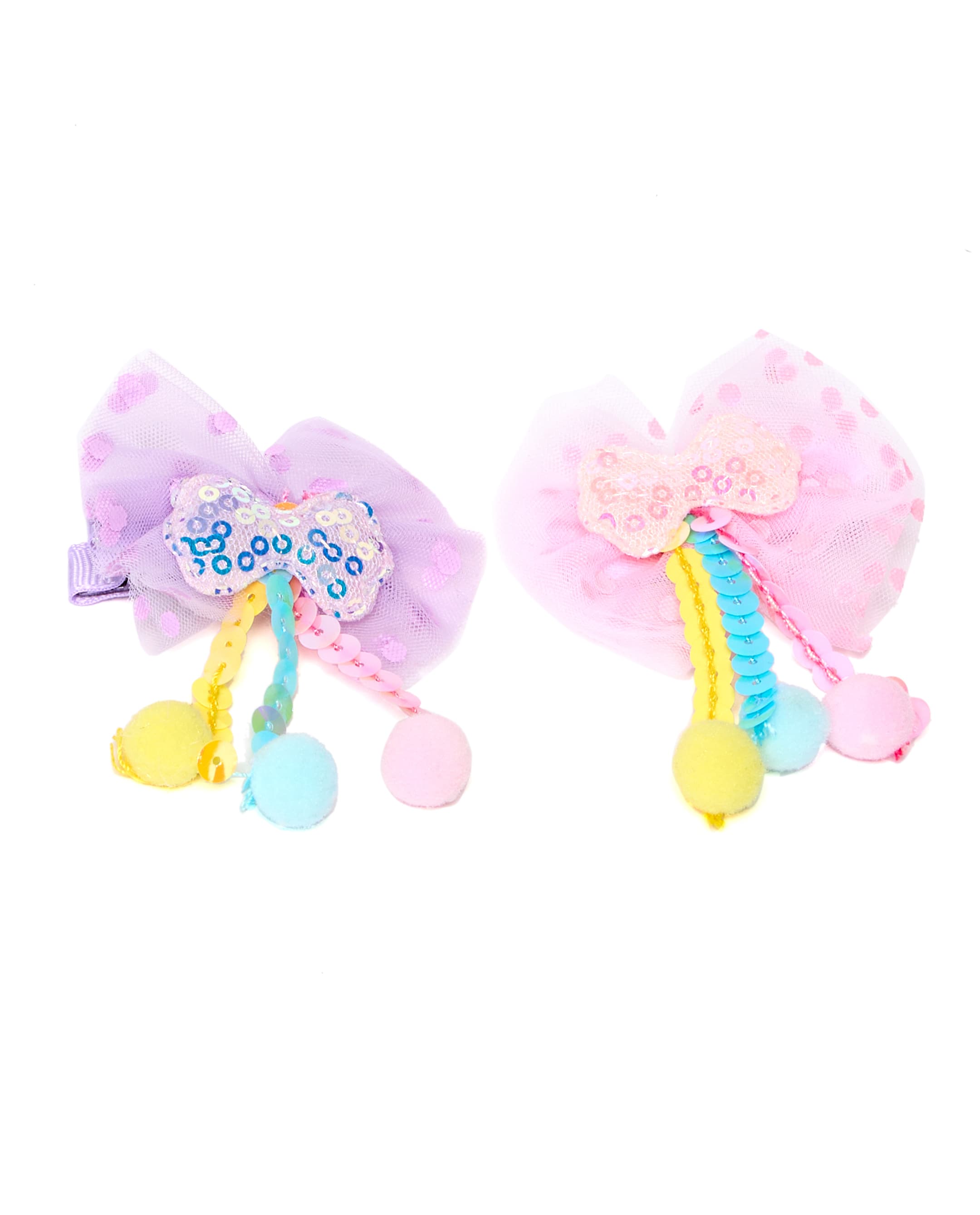 Pp Bow Hair Clip Set of 2 - 1