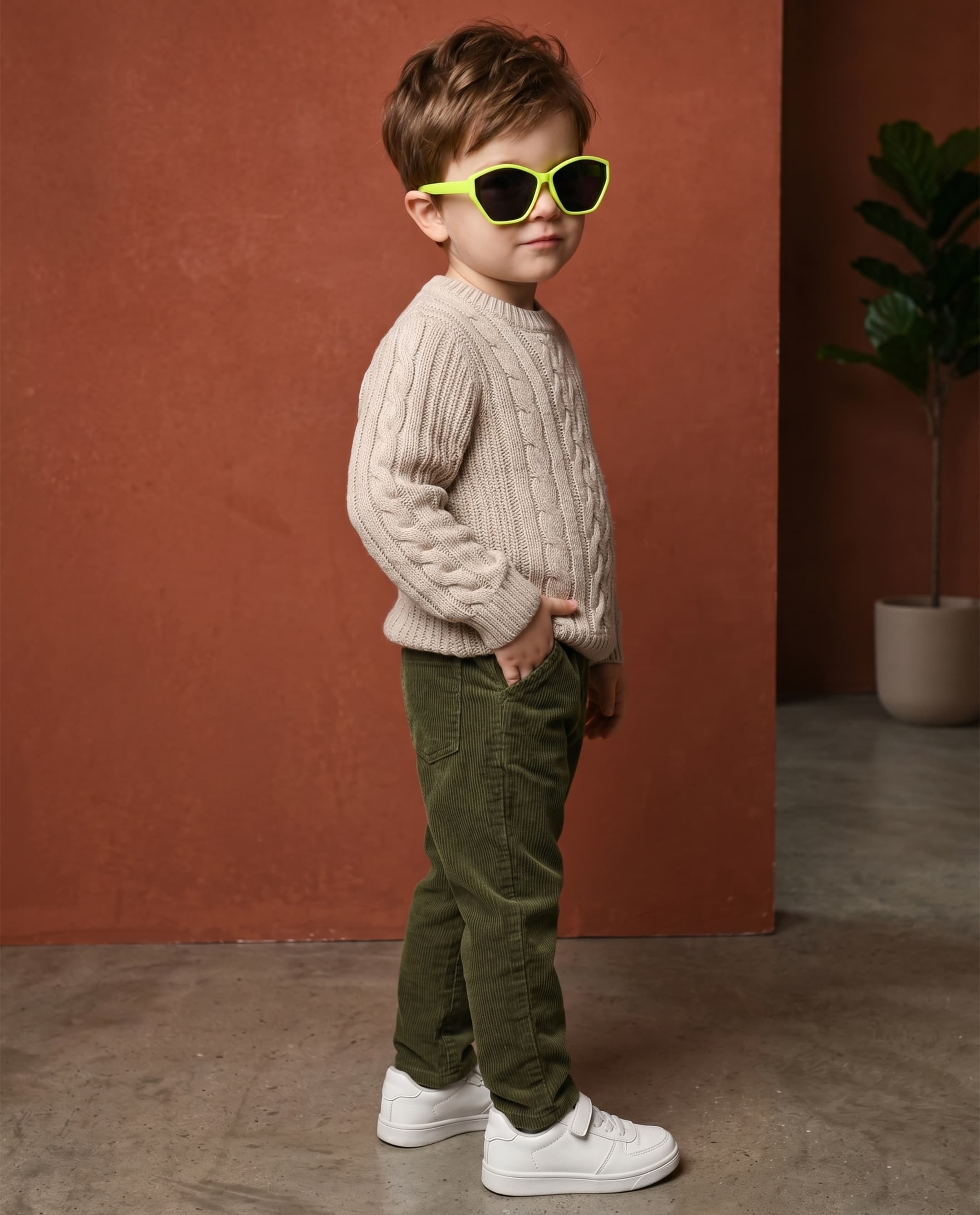 Boy Poloroid Sunglass - Angl - Green