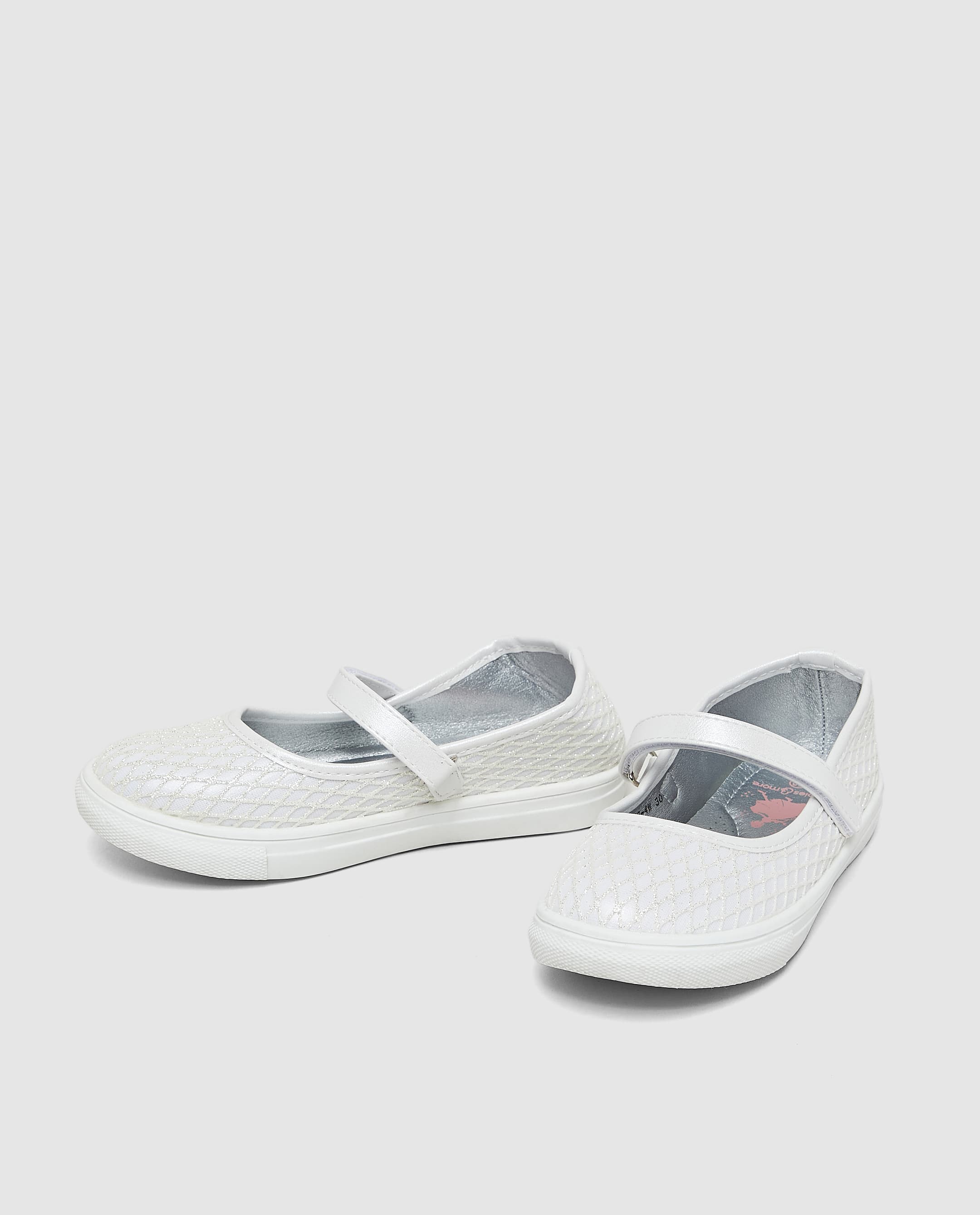 White Glitter Mery Jane Shoe - 33 thumbnail 2
