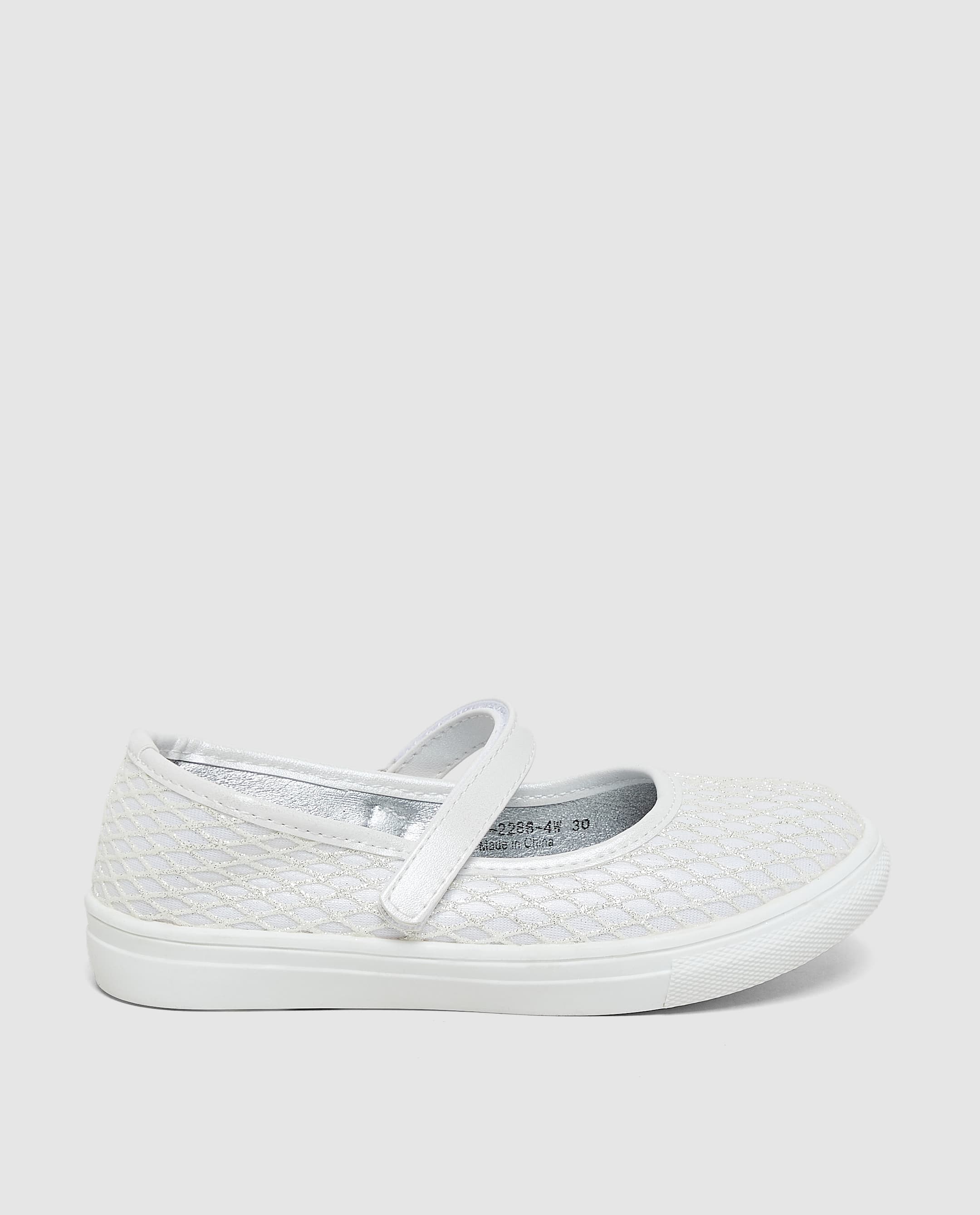 White Glitter Mery Jane Shoe - 33 thumbnail 3