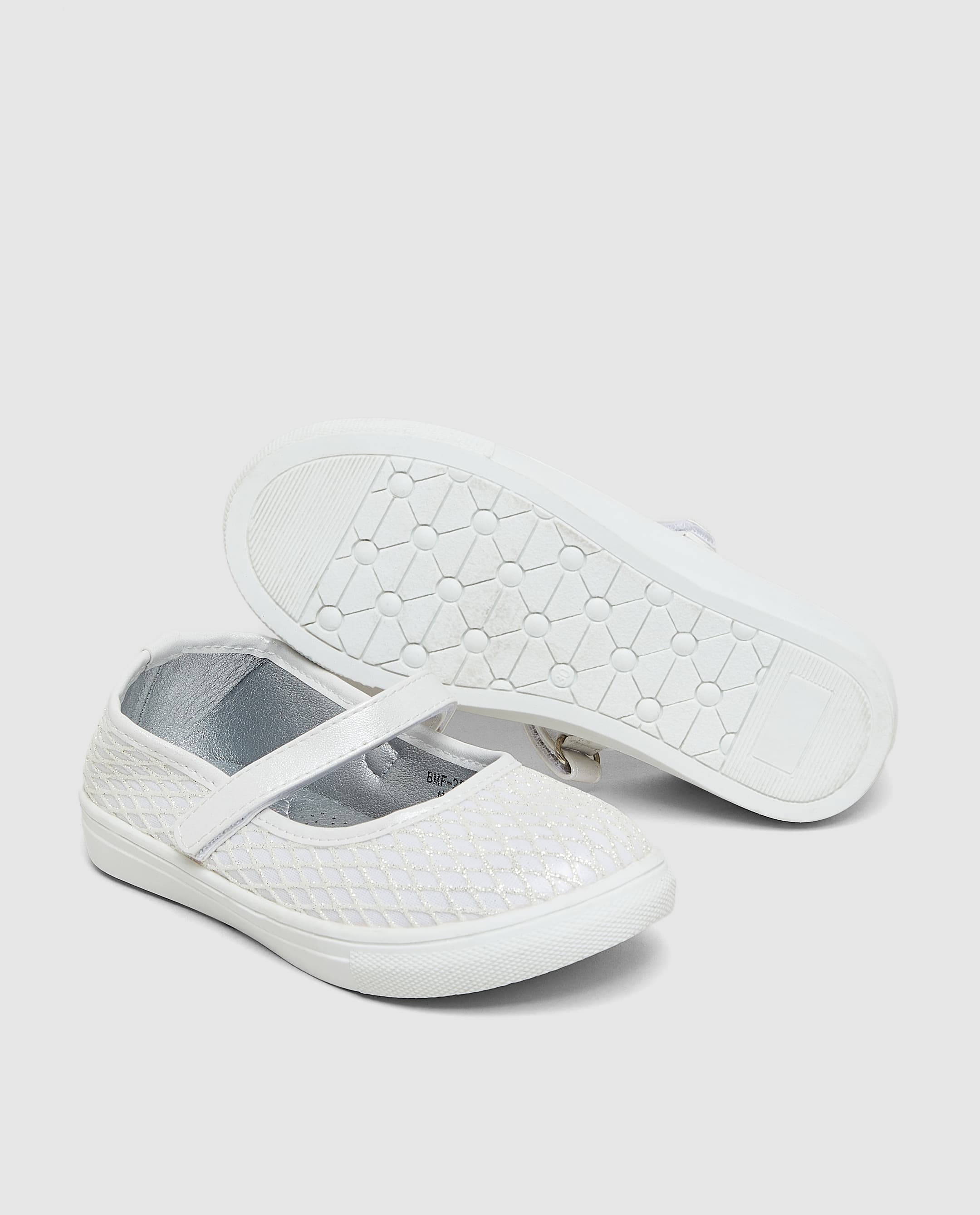 White Glitter Mery Jane Shoe - 33 thumbnail 4