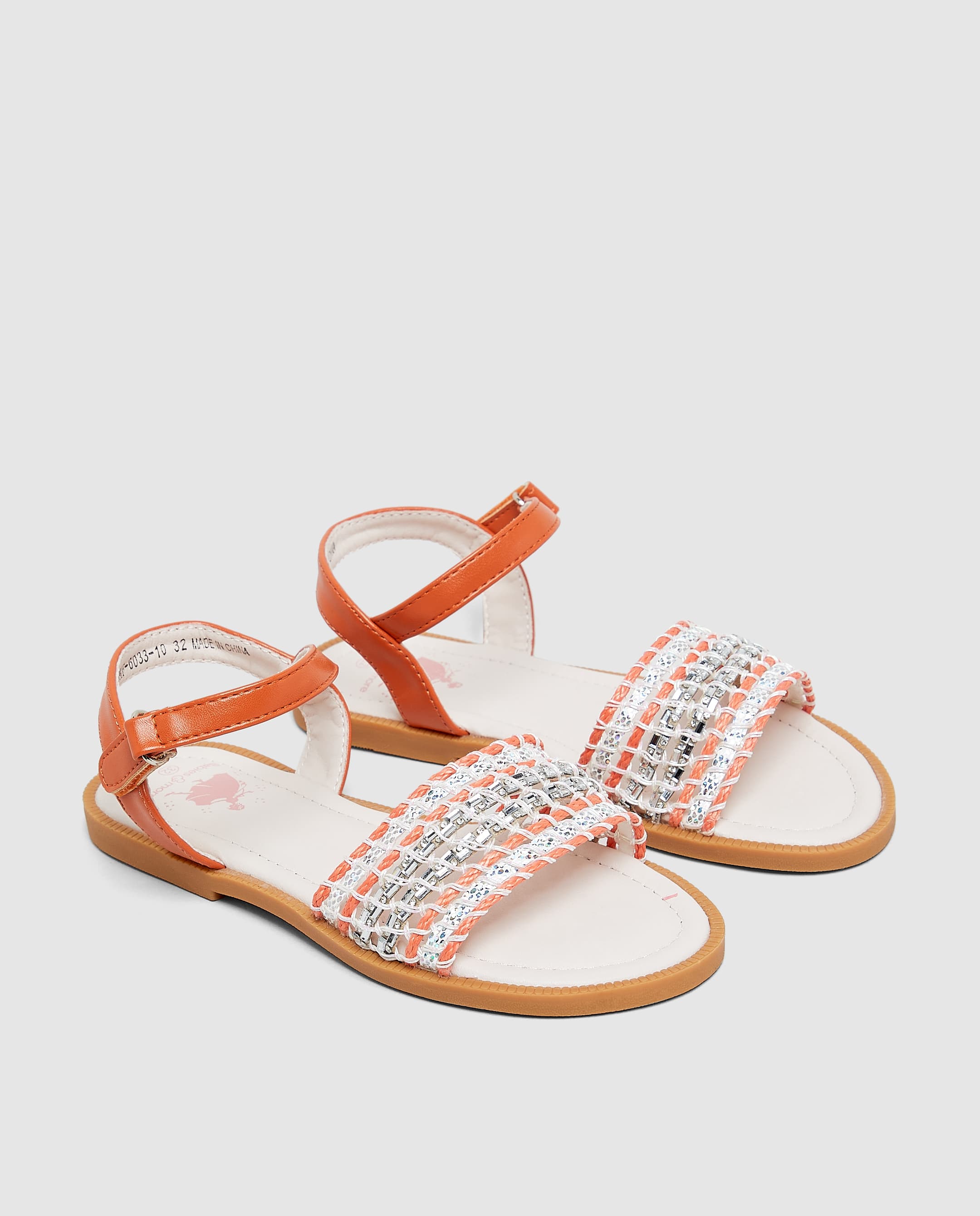 Orange Highlight Sandal - 33