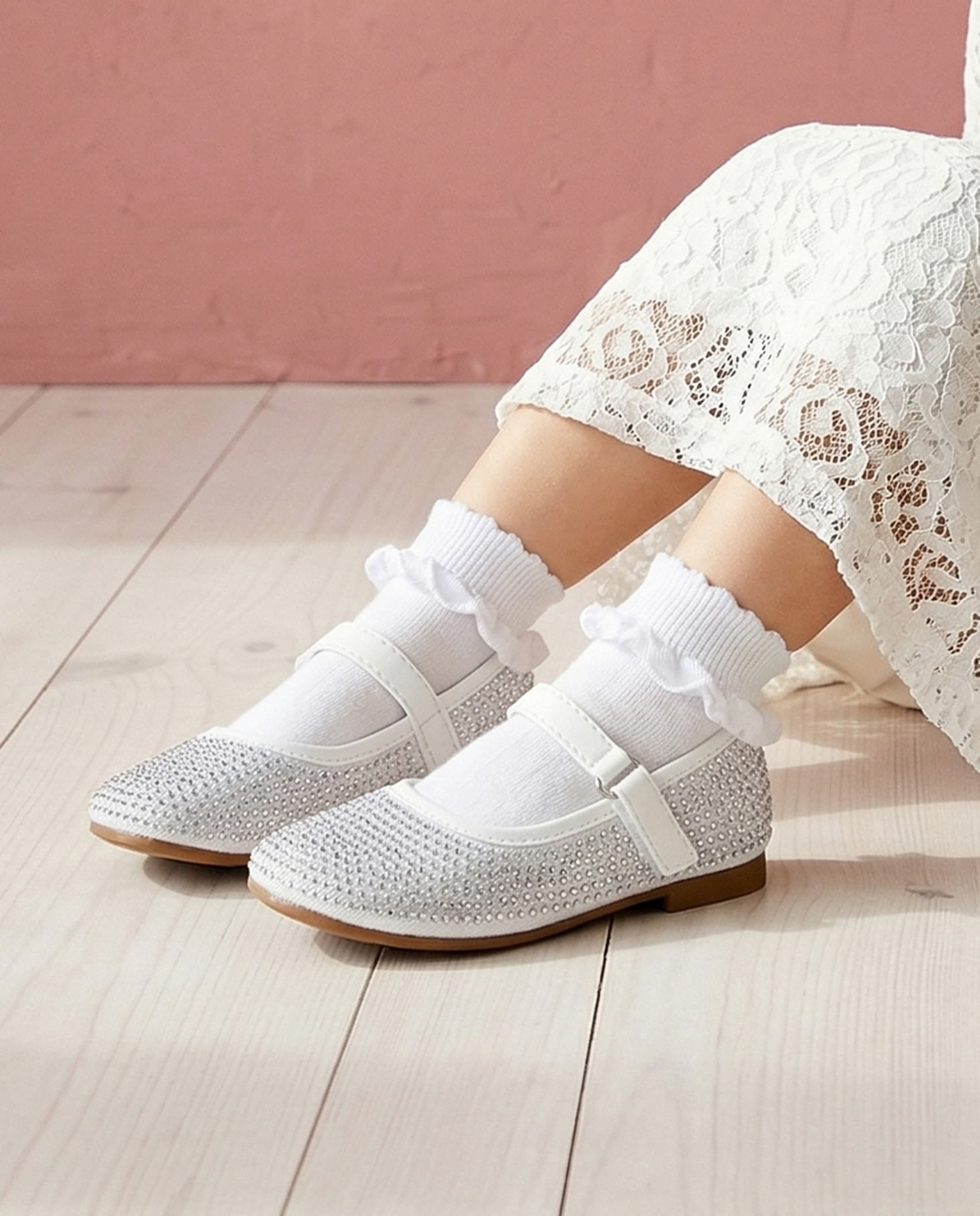 Net Detail Ballerina - White - 25 thumbnail 6