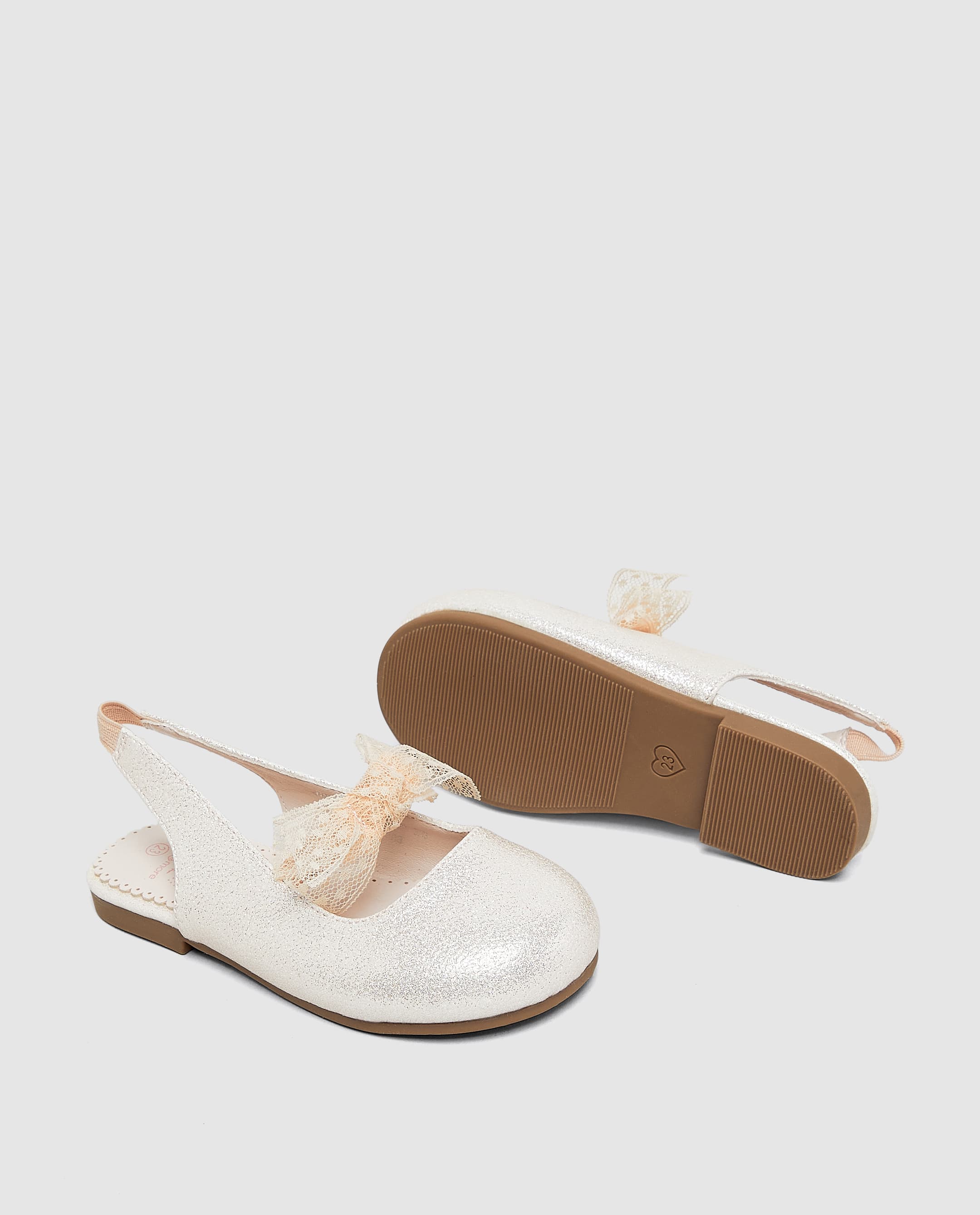 Pink Slingback Shoe with Bow Detail - 25 thumbnail 4