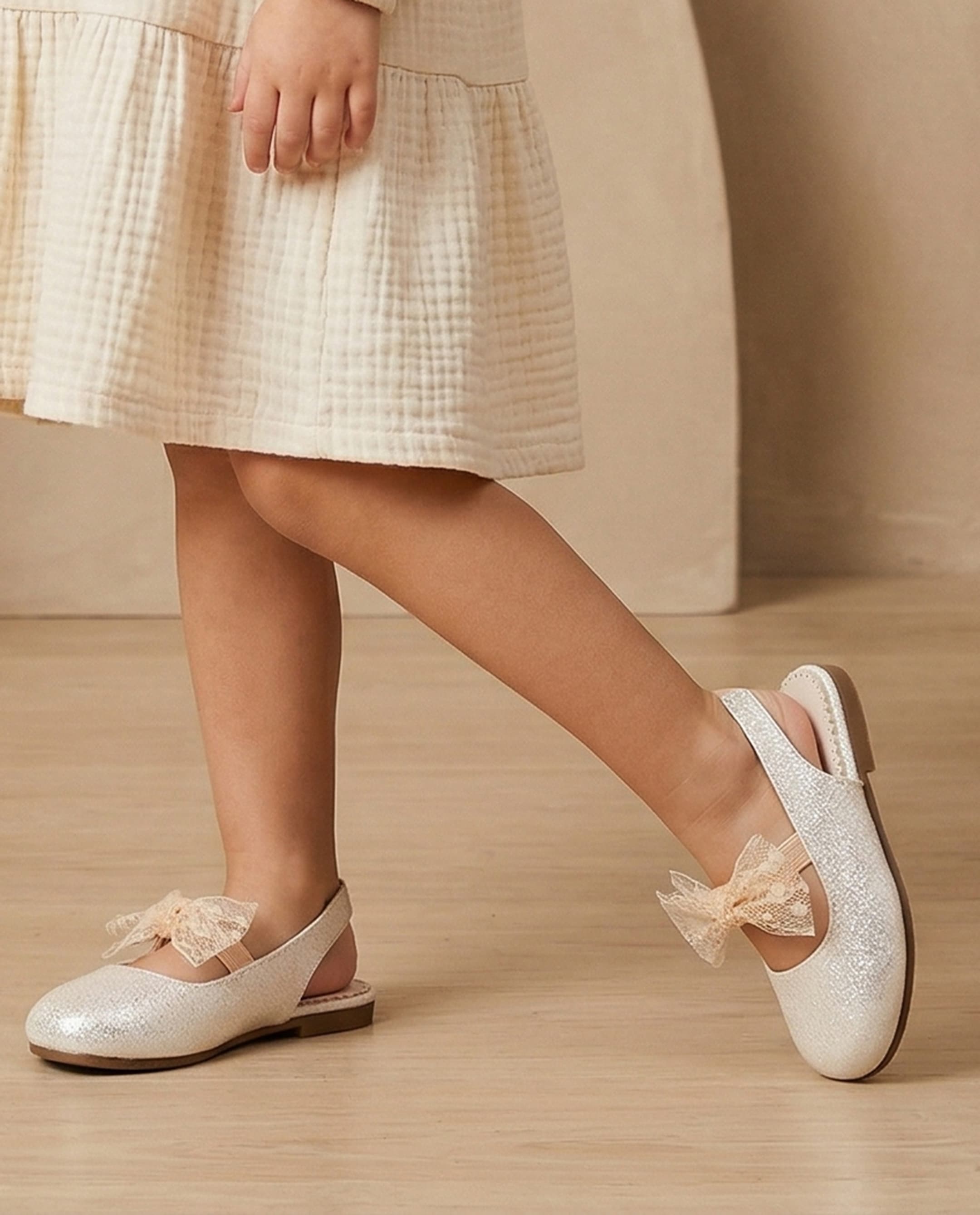 Pink Slingback Shoe with Bow Detail - 25 thumbnail 6