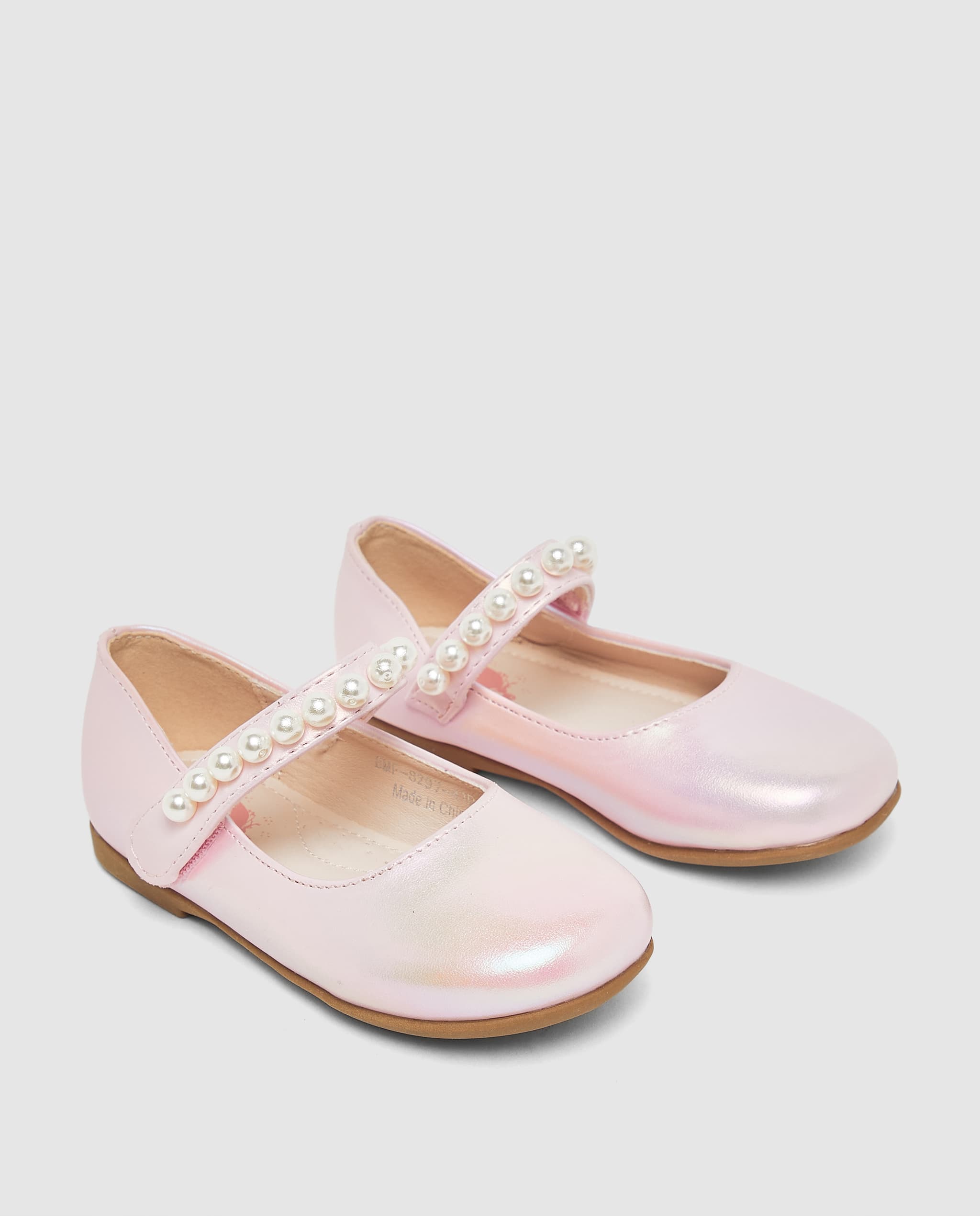 Pearl Ankle Strap Ballerina