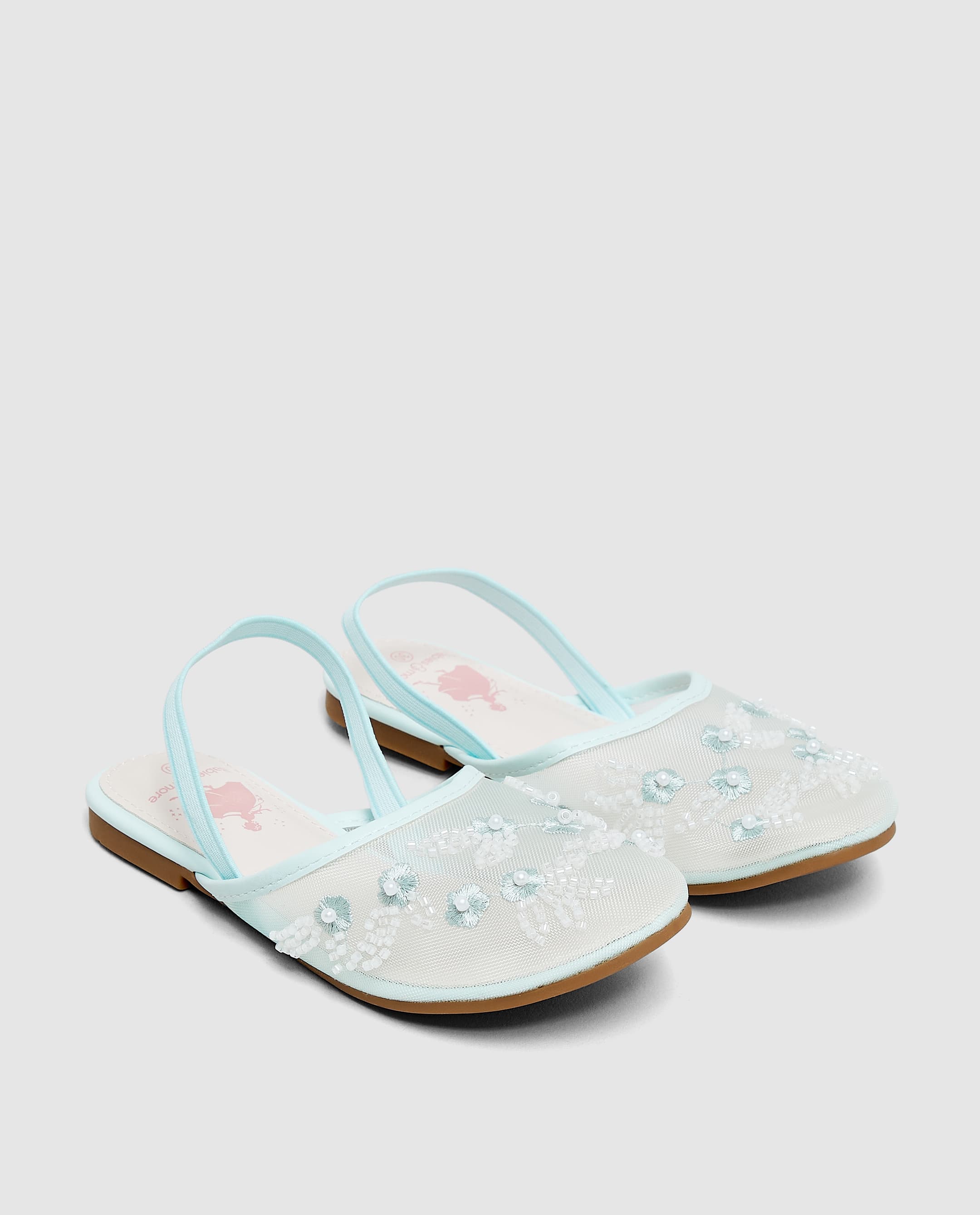 Net Detail Sandal - Green - 33