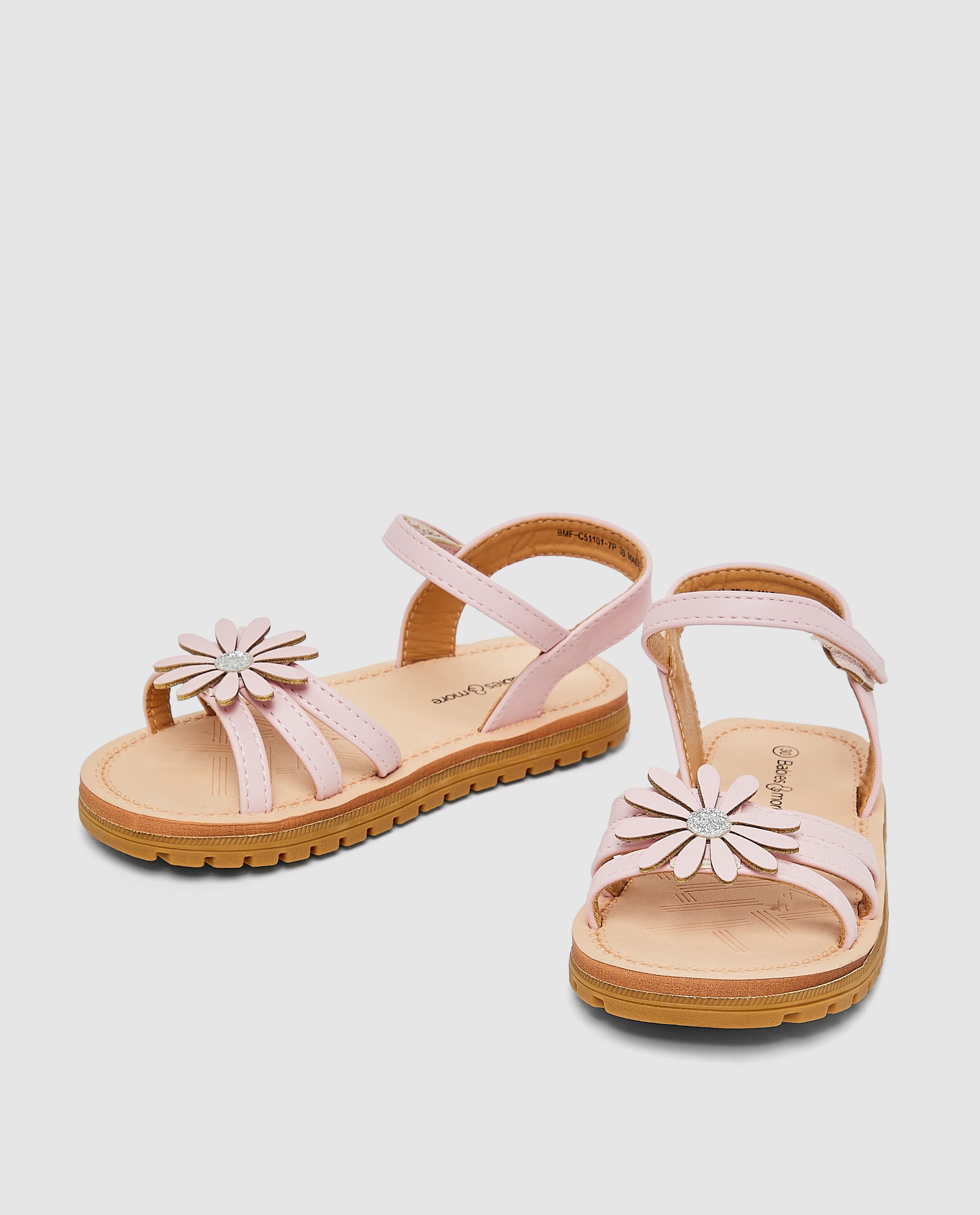 Sandal with Flower Detail - Pink 33 thumbnail 2