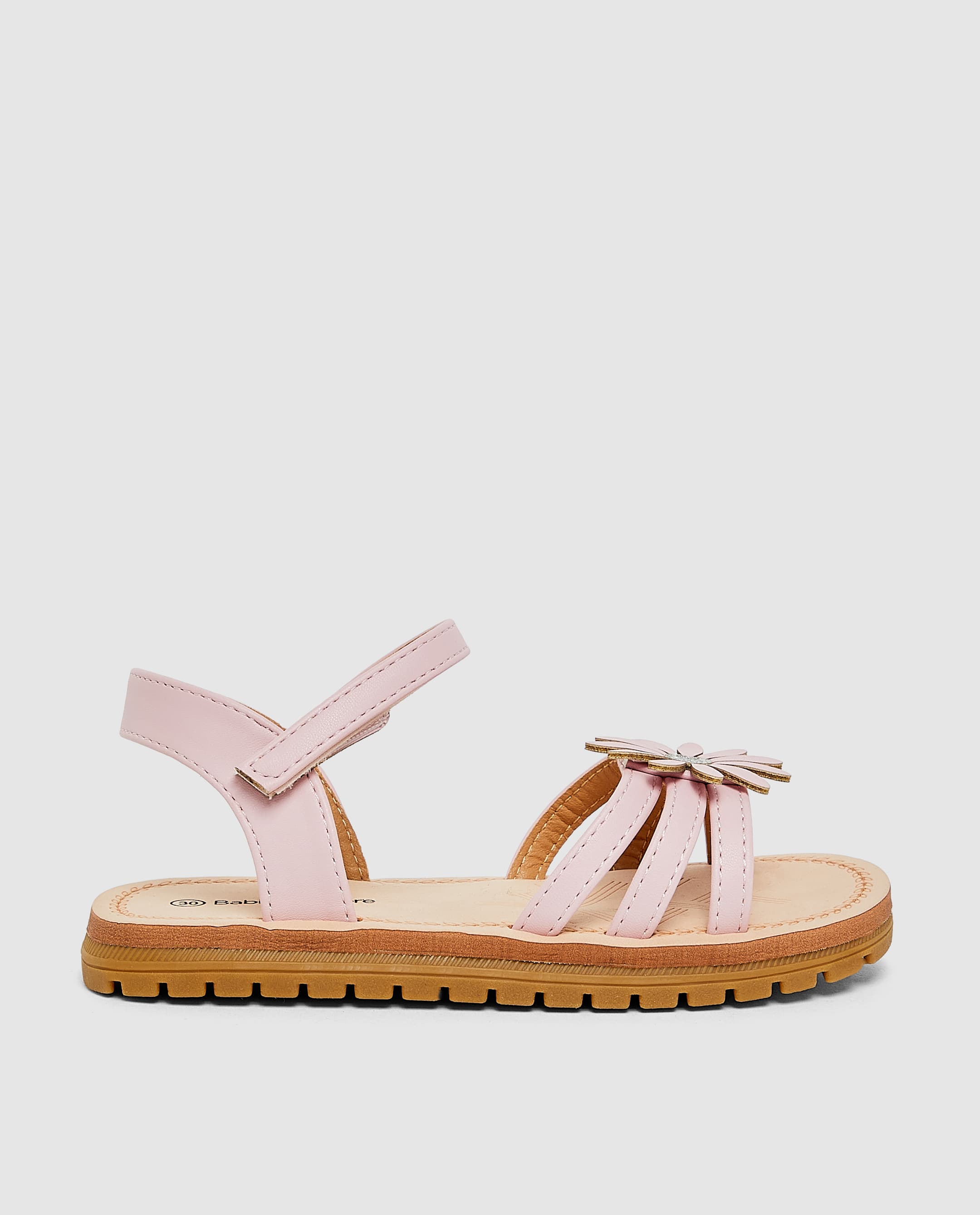 Sandal with Flower Detail - Pink 33 thumbnail 3