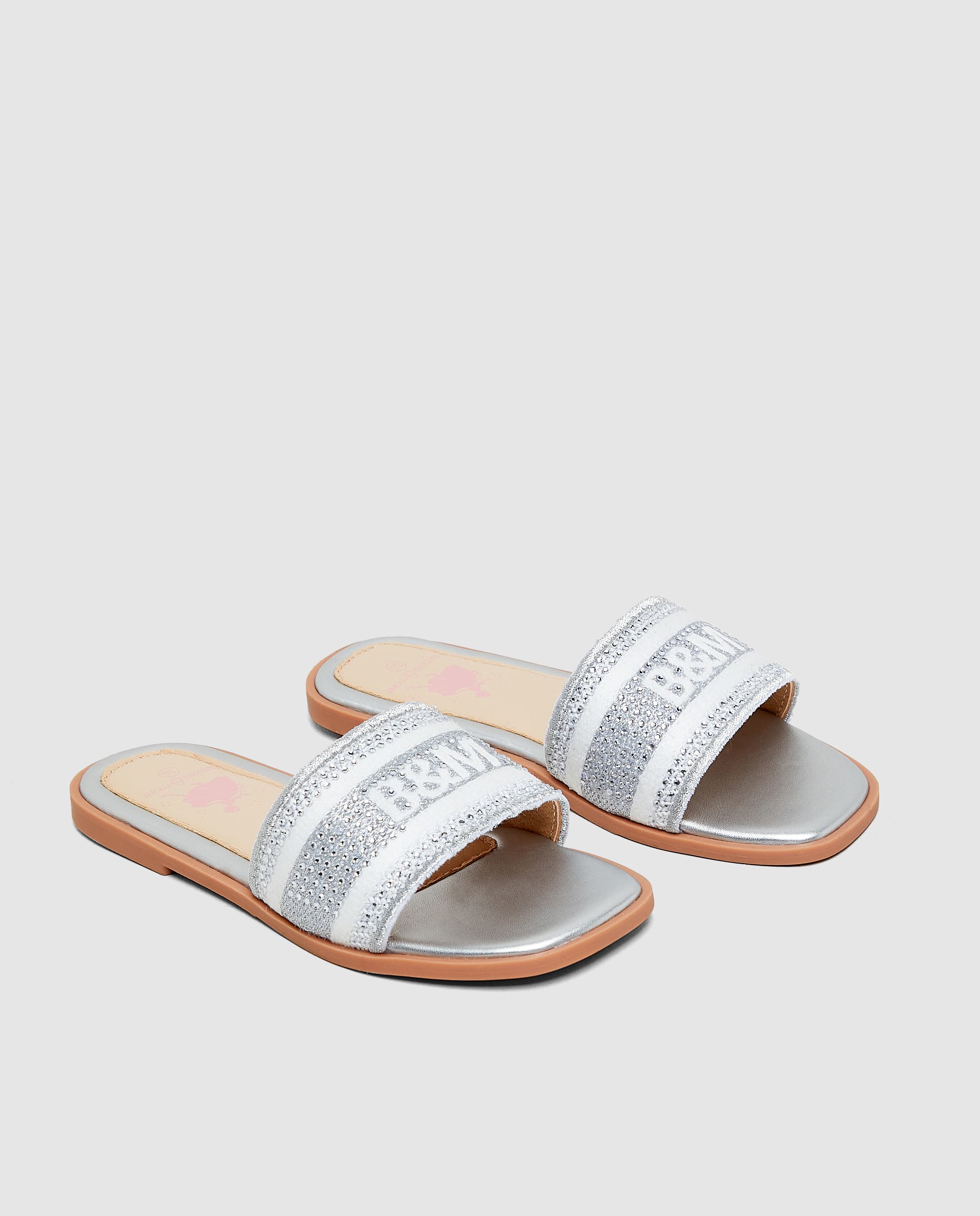 Rhinestone Sandal Silver - 33
