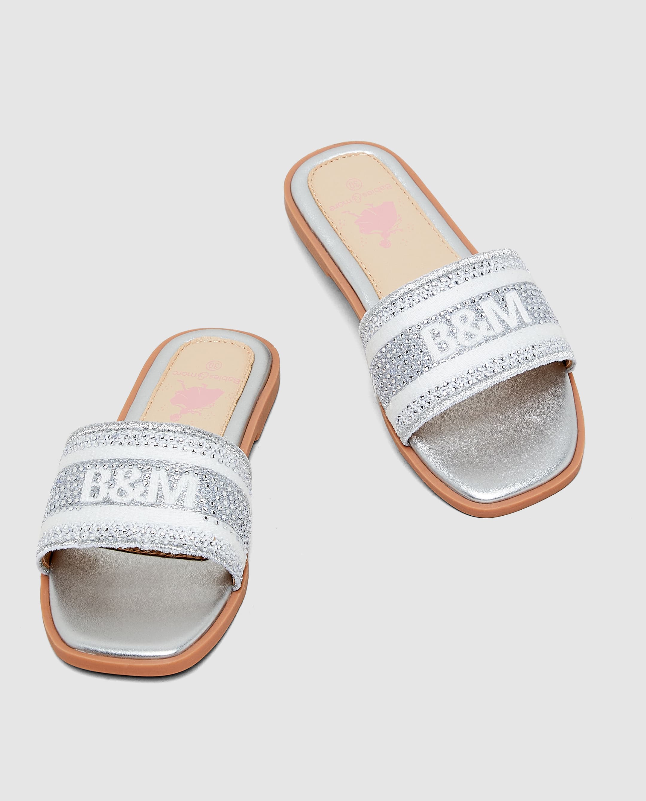 Rhinestone Sandal Silver - 33 thumbnail 2