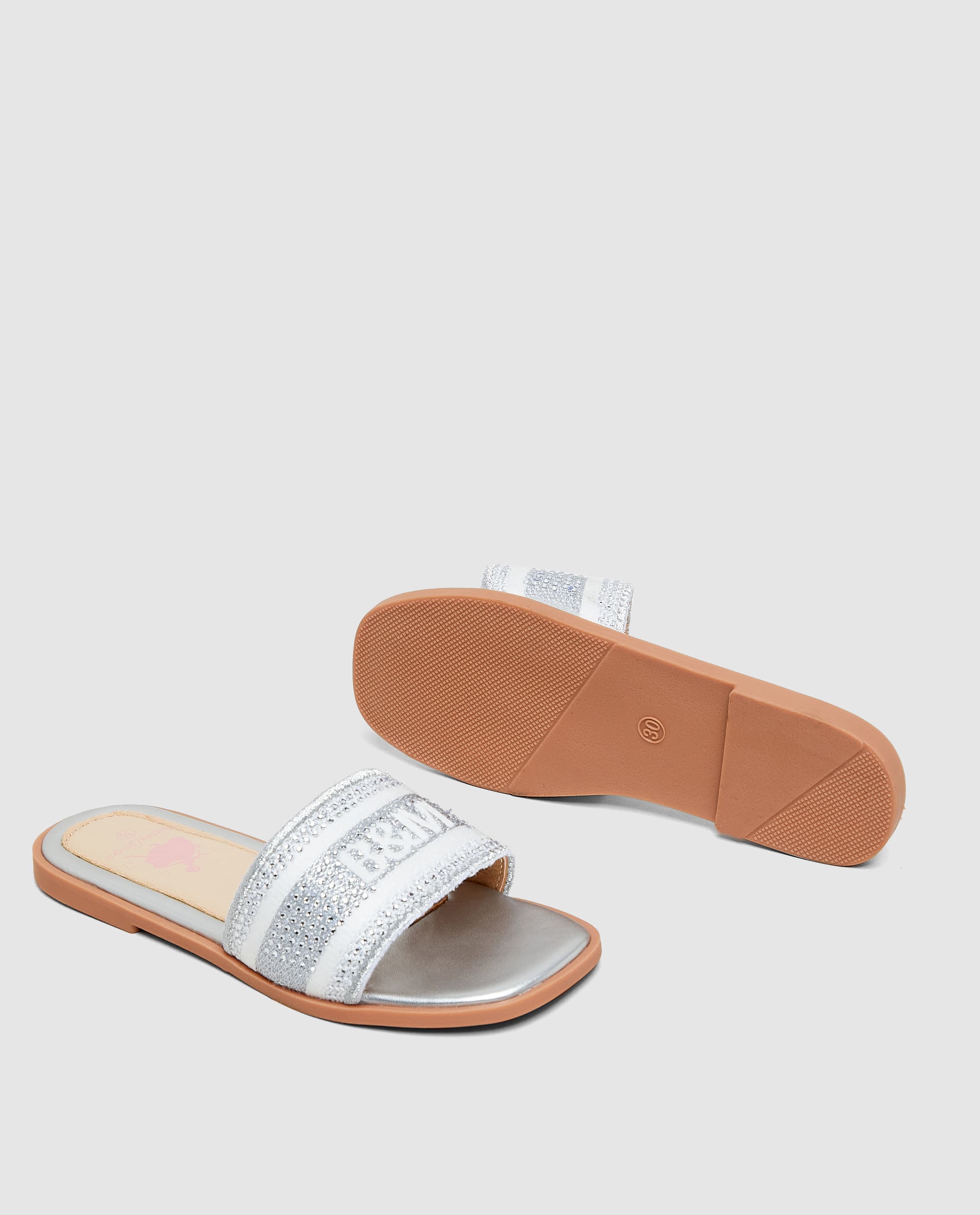Rhinestone Sandal Silver - 33 thumbnail 4