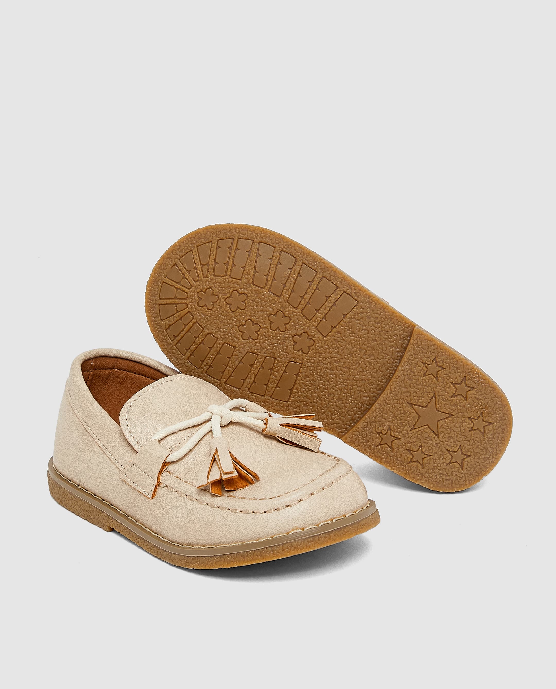 Beige Loafer with Tussel - 25 thumbnail 4