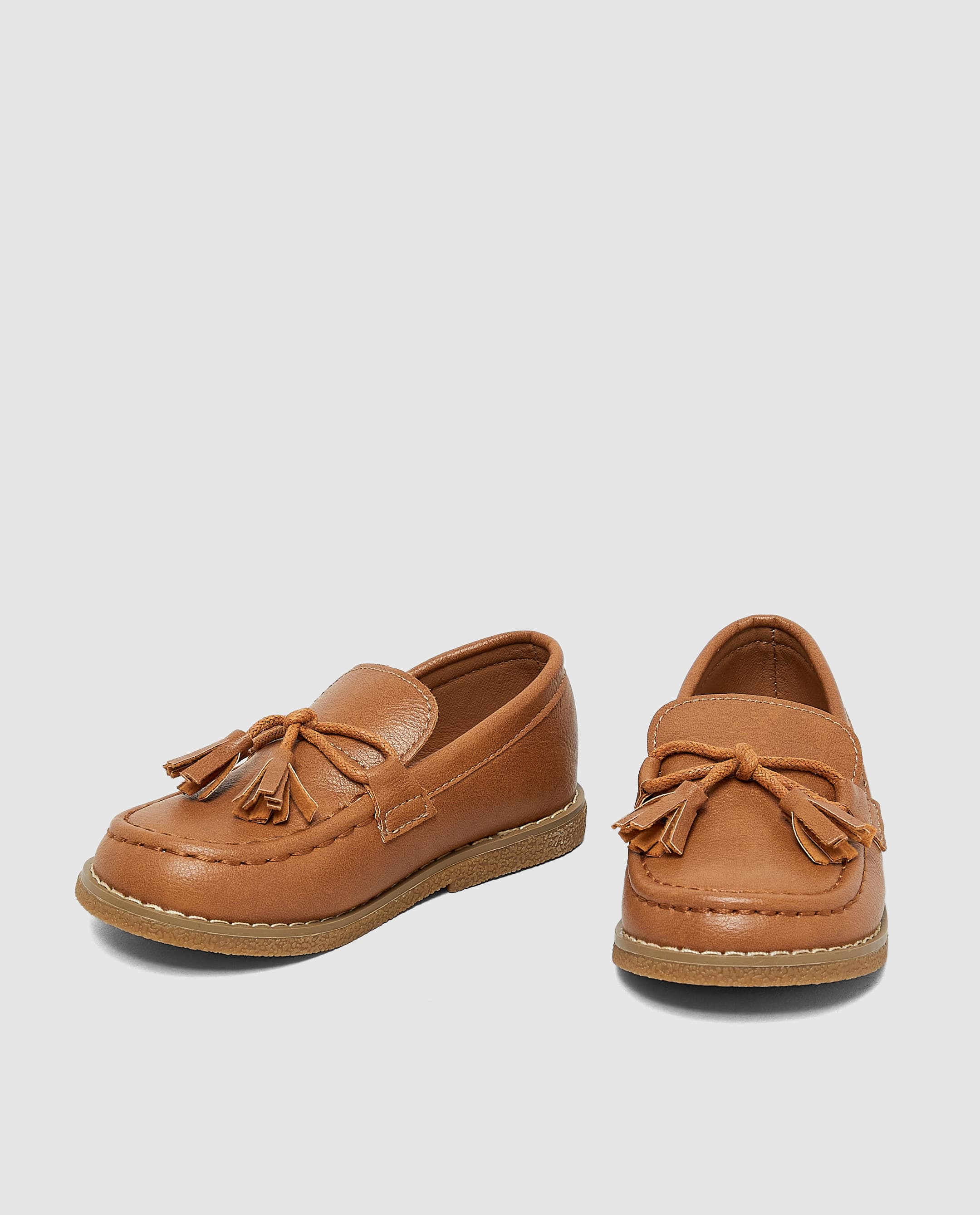 Brown Loafers with Tussel - 25 thumbnail 2