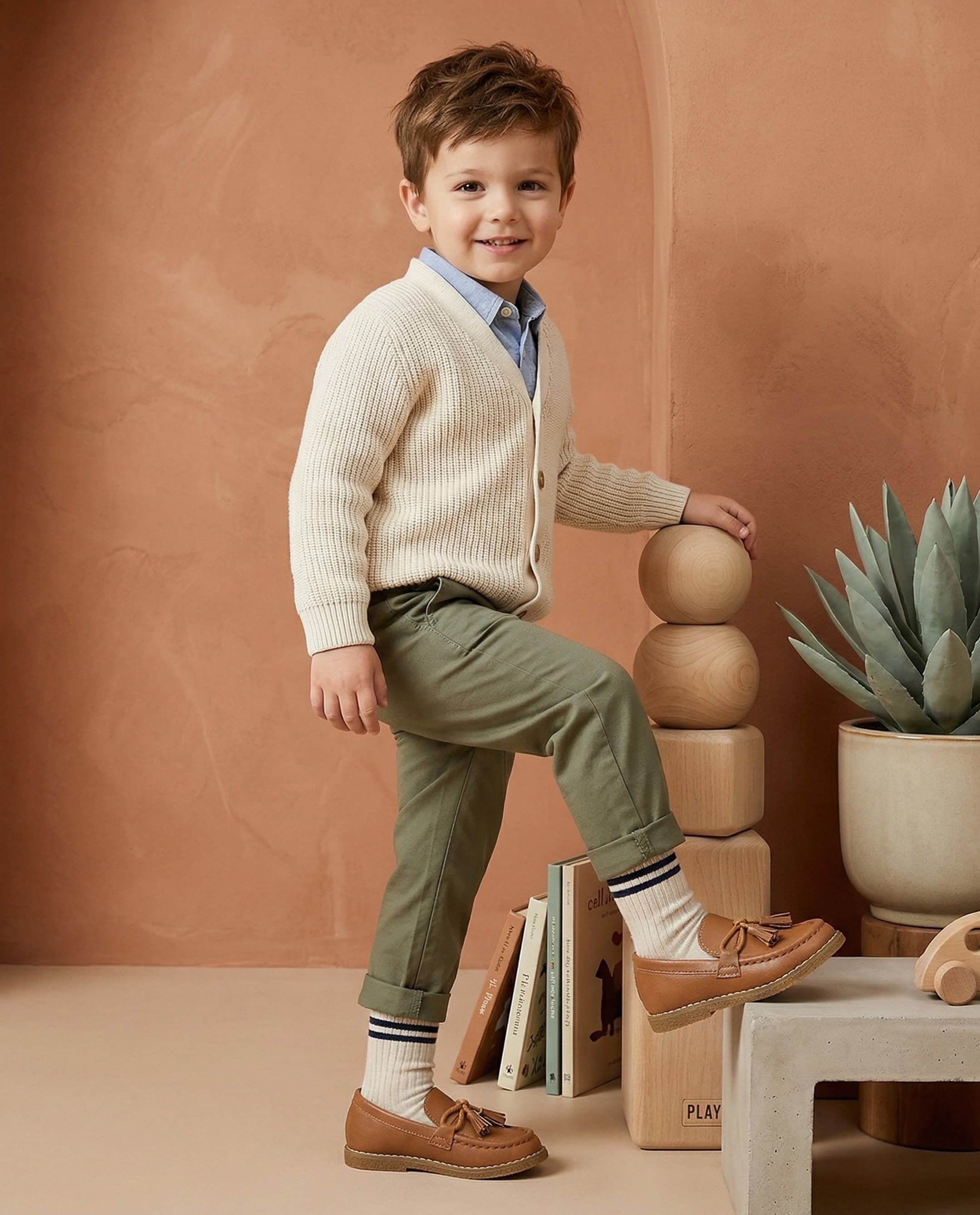 Brown Loafers with Tussel - 25 thumbnail 7