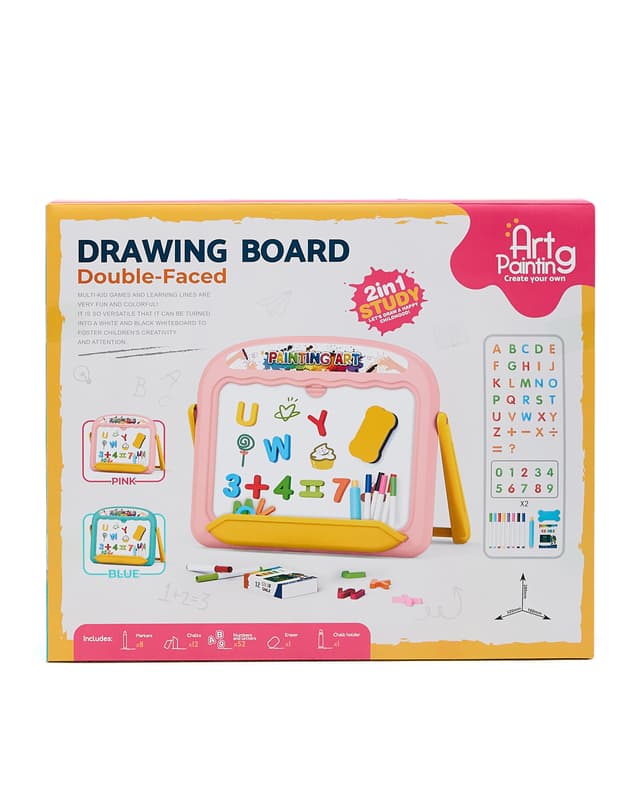 Children Double - Side Drawing Board - Blue Colour thumbnail 2