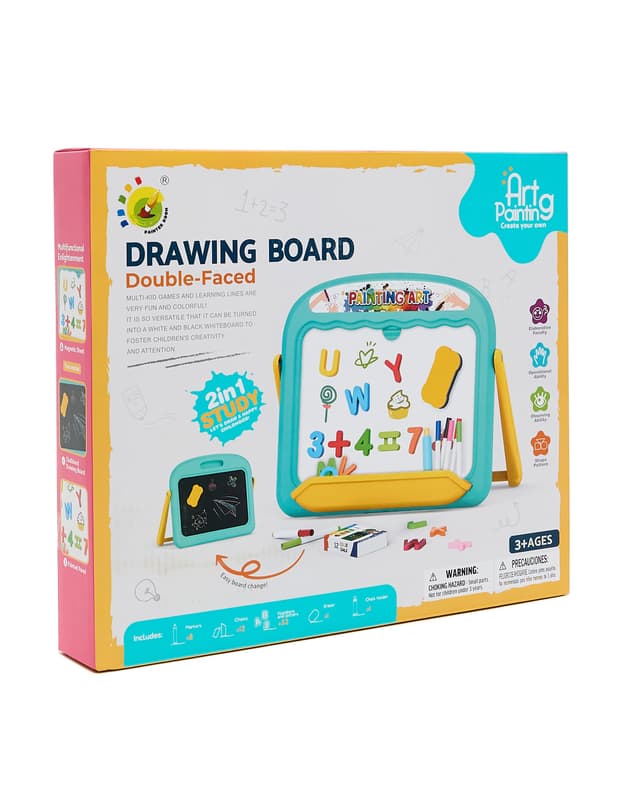 Children Double - Side Drawing Board - Blue Colour thumbnail 3