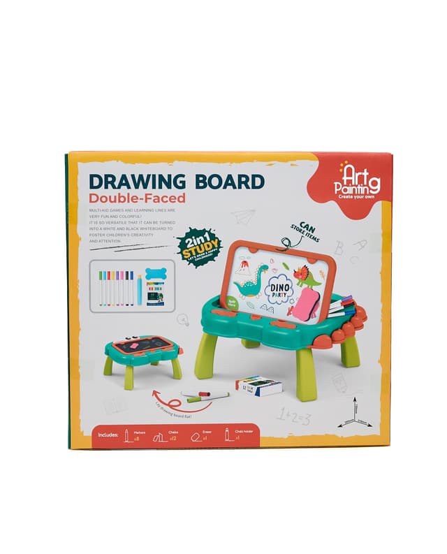 Little Magnetic Drawing Desk - Blue Colour thumbnail 2