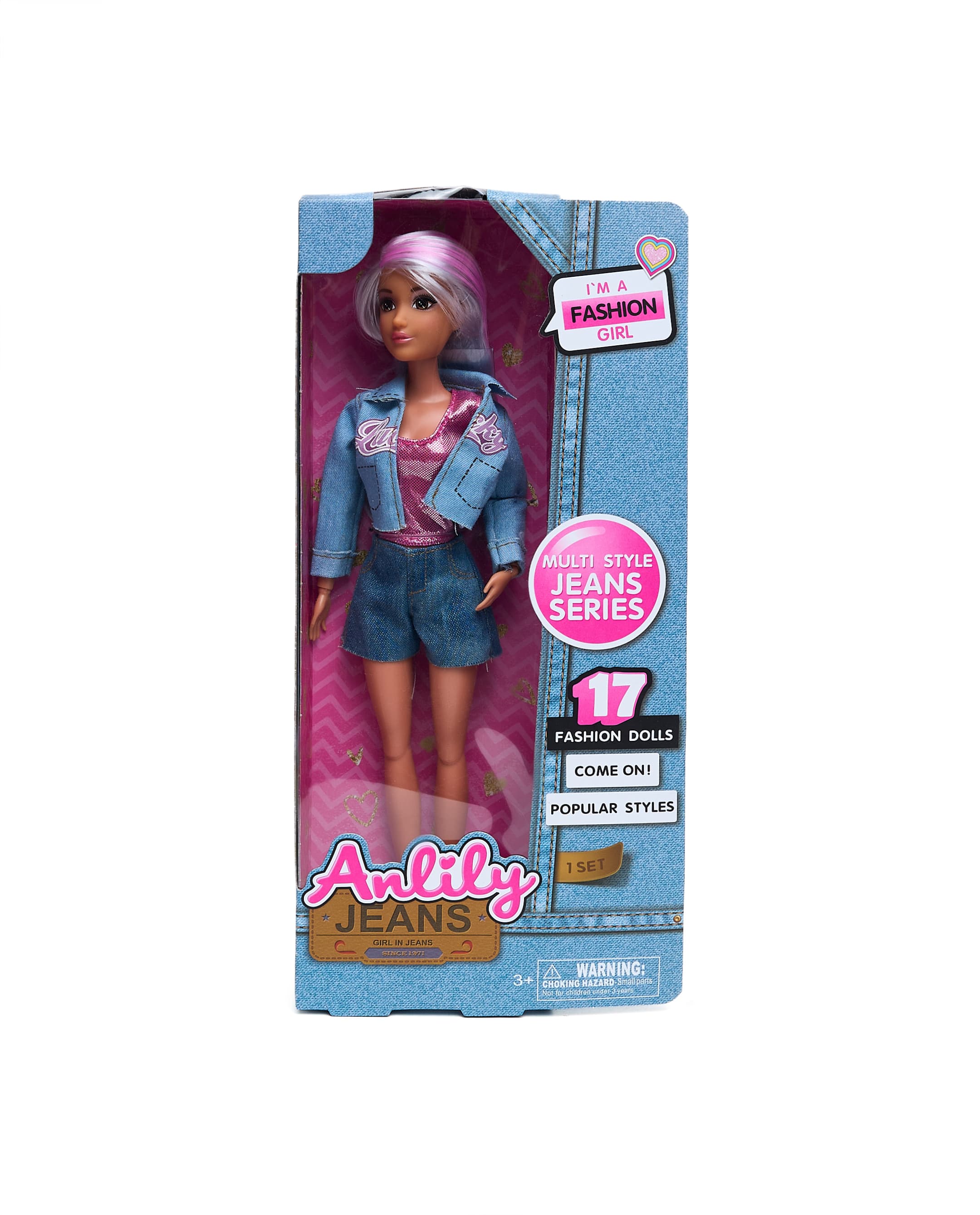 11.5 Inch Doll Jeans Short