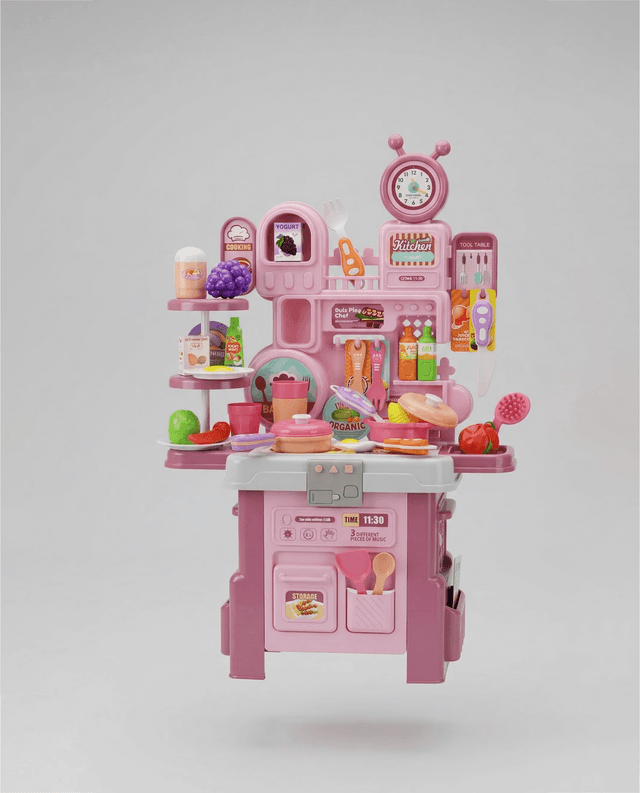 Kitchen Set with Light and Music 56 Pcs thumbnail 2