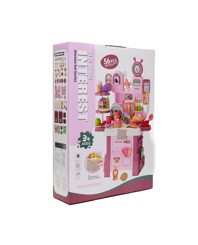 Kitchen Set with Light and Music 56 Pcs thumbnail 3