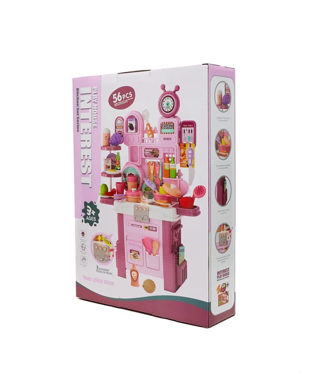 Kitchen Set with Light and Music 56 Pcs thumbnail 4