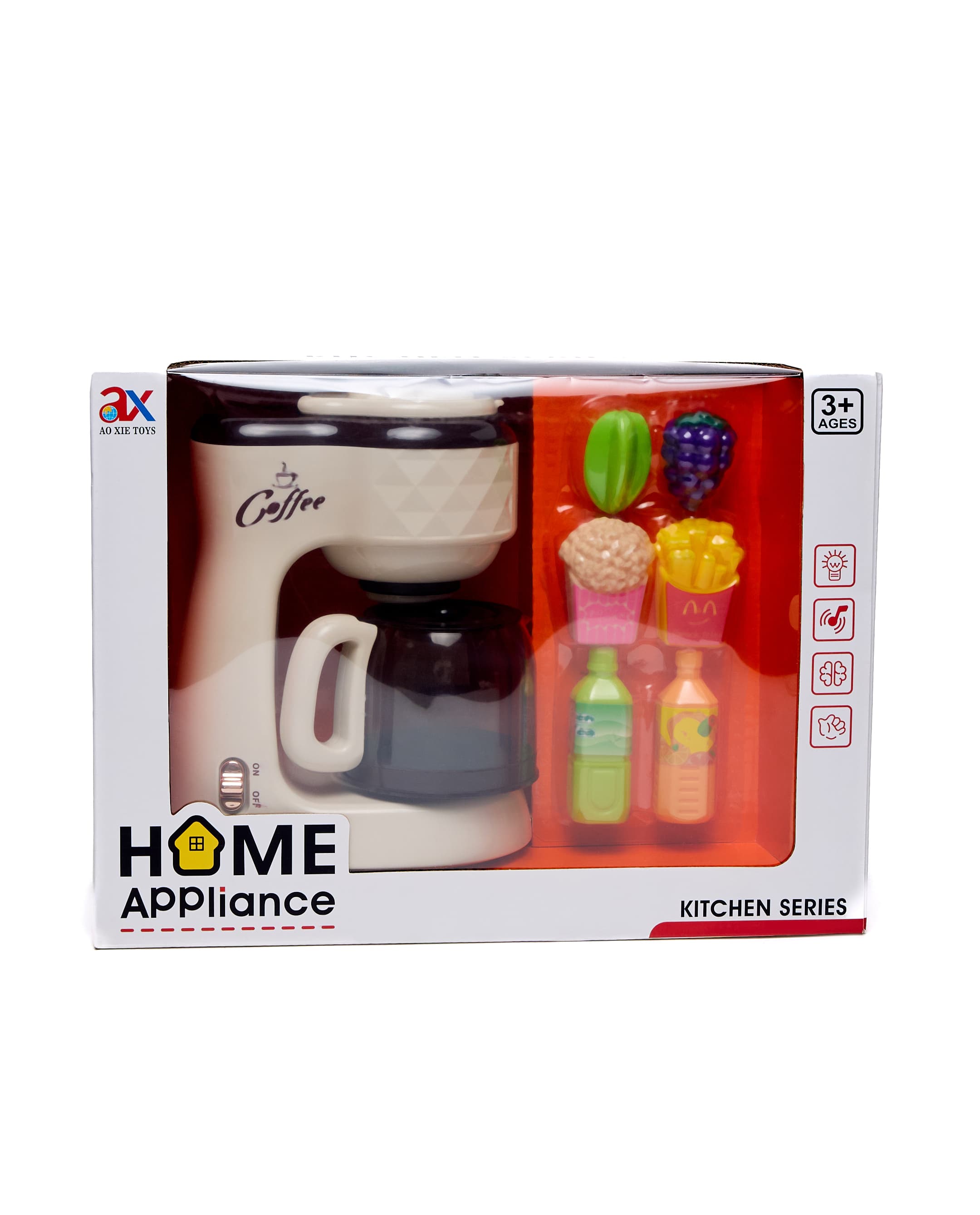 Coffee Machine Set with Light and Music