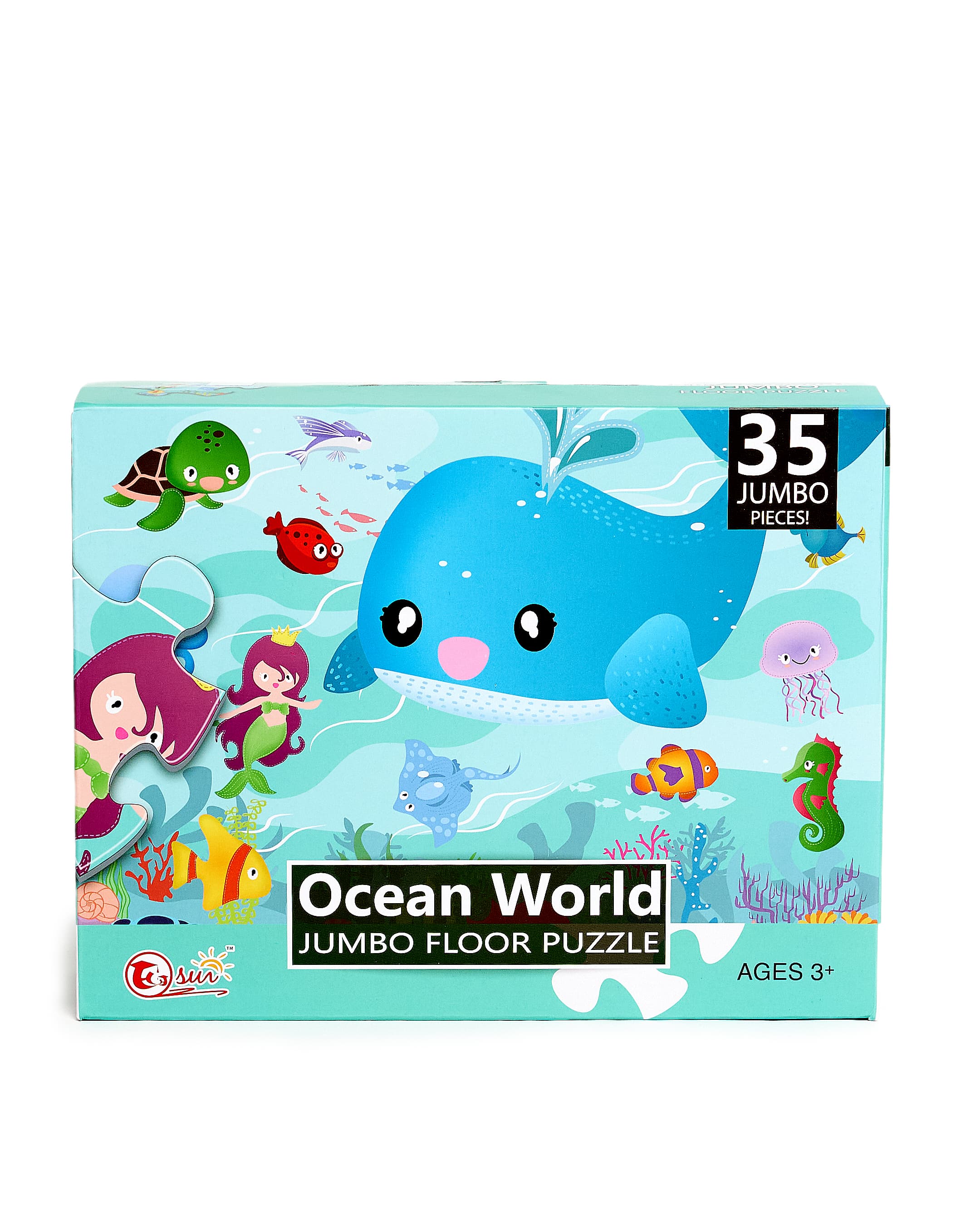 SEA ANIMALS PUZZLE SET 35PCS